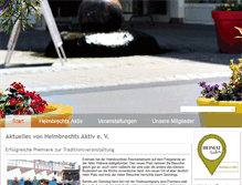 Tablet Screenshot of helmbrechts-aktiv.de